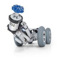 IBAK MicroGator Air - Vozíková pneumatická fréza na náročné čistenie 